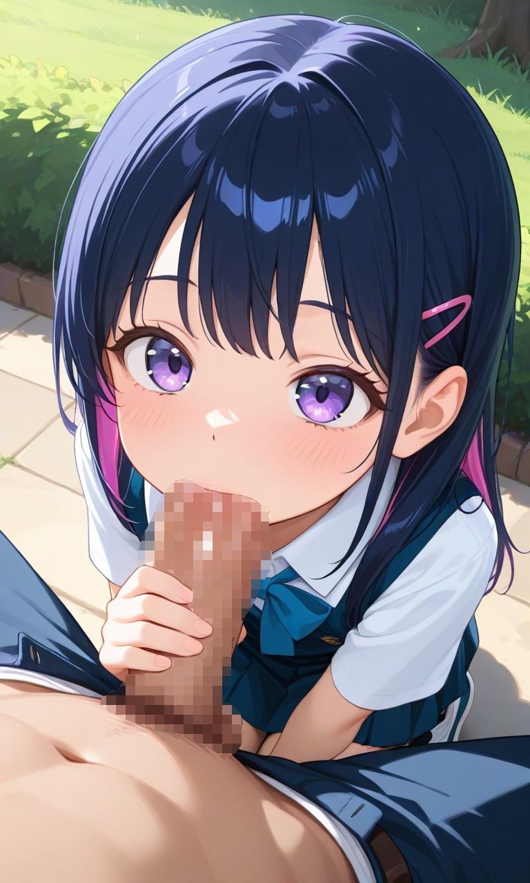 サンプル画像2:道行くJ〇が俺のチ〇ポを離してくれない！200枚(101064) [d_640687]