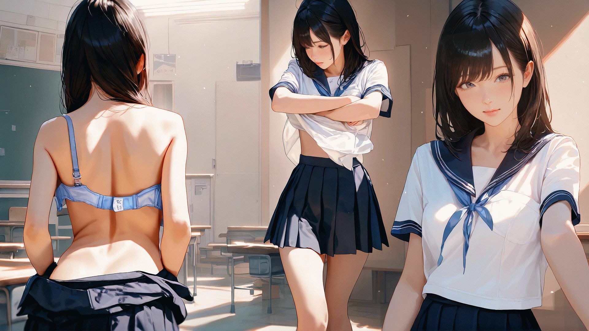 サンプル画像5:夏服これくしょん  制服至高主義(Gugh Gouf Burgers) [d_640774]