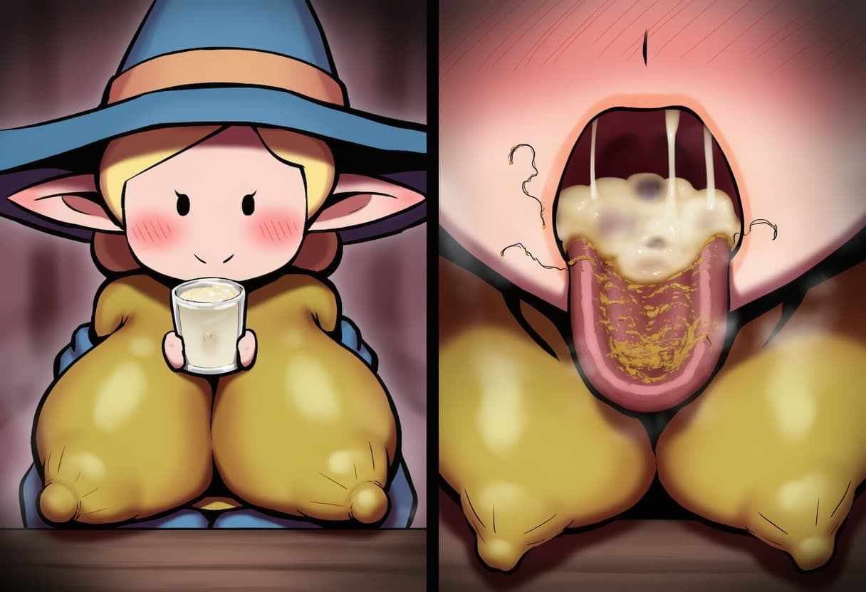 サンプル画像3:モブ顔エルフと淫魔のマナ回収(おさかなの泉) [d_640888]