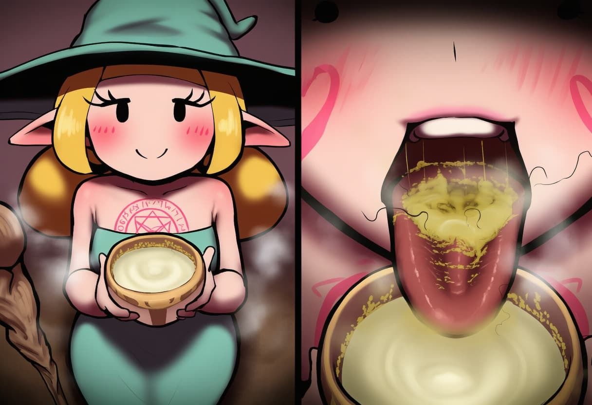 サンプル画像4:モブ顔エルフと淫魔のマナ回収(おさかなの泉) [d_640888]