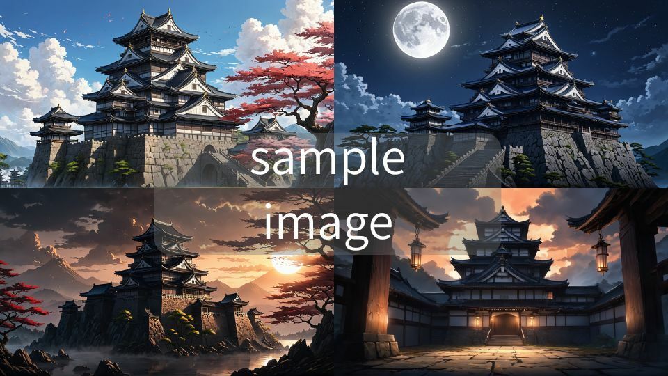 サンプル画像1:背景画像素材3〈和風〉(素材ちゃん) [d_640905]