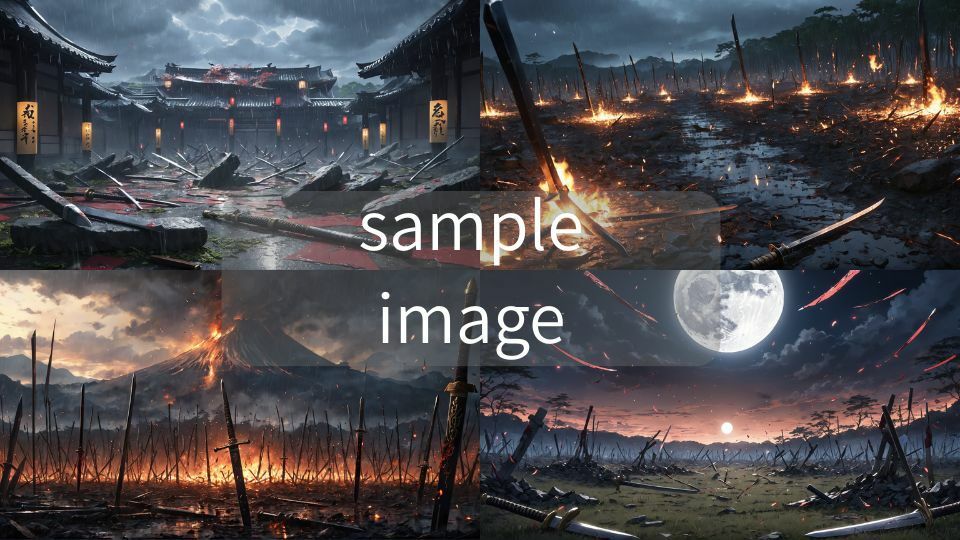 サンプル画像5:背景画像素材3〈和風〉(素材ちゃん) [d_640905]