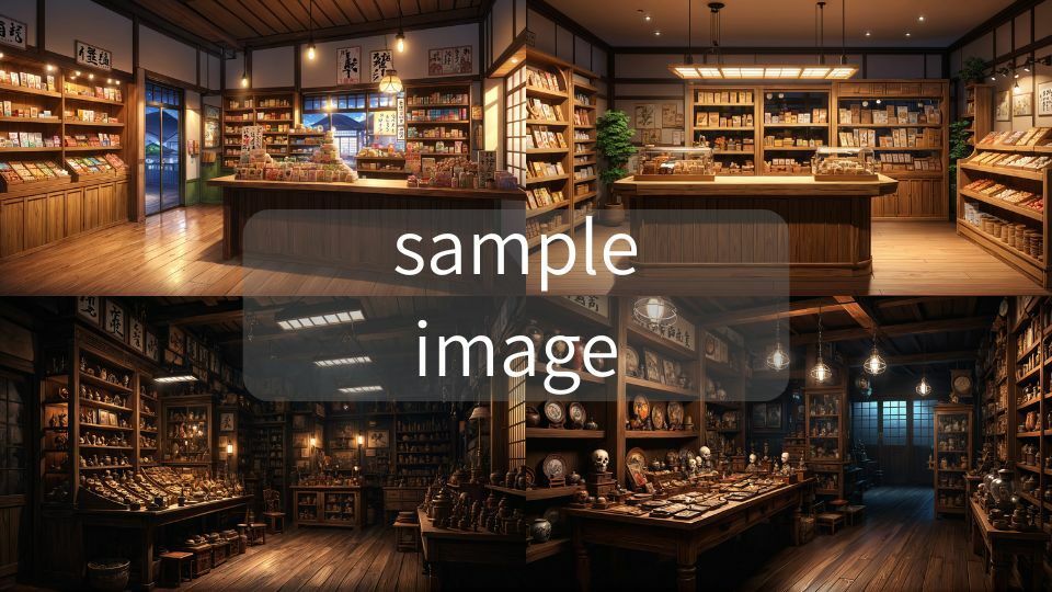 サンプル画像6:背景画像素材3〈和風〉(素材ちゃん) [d_640905]