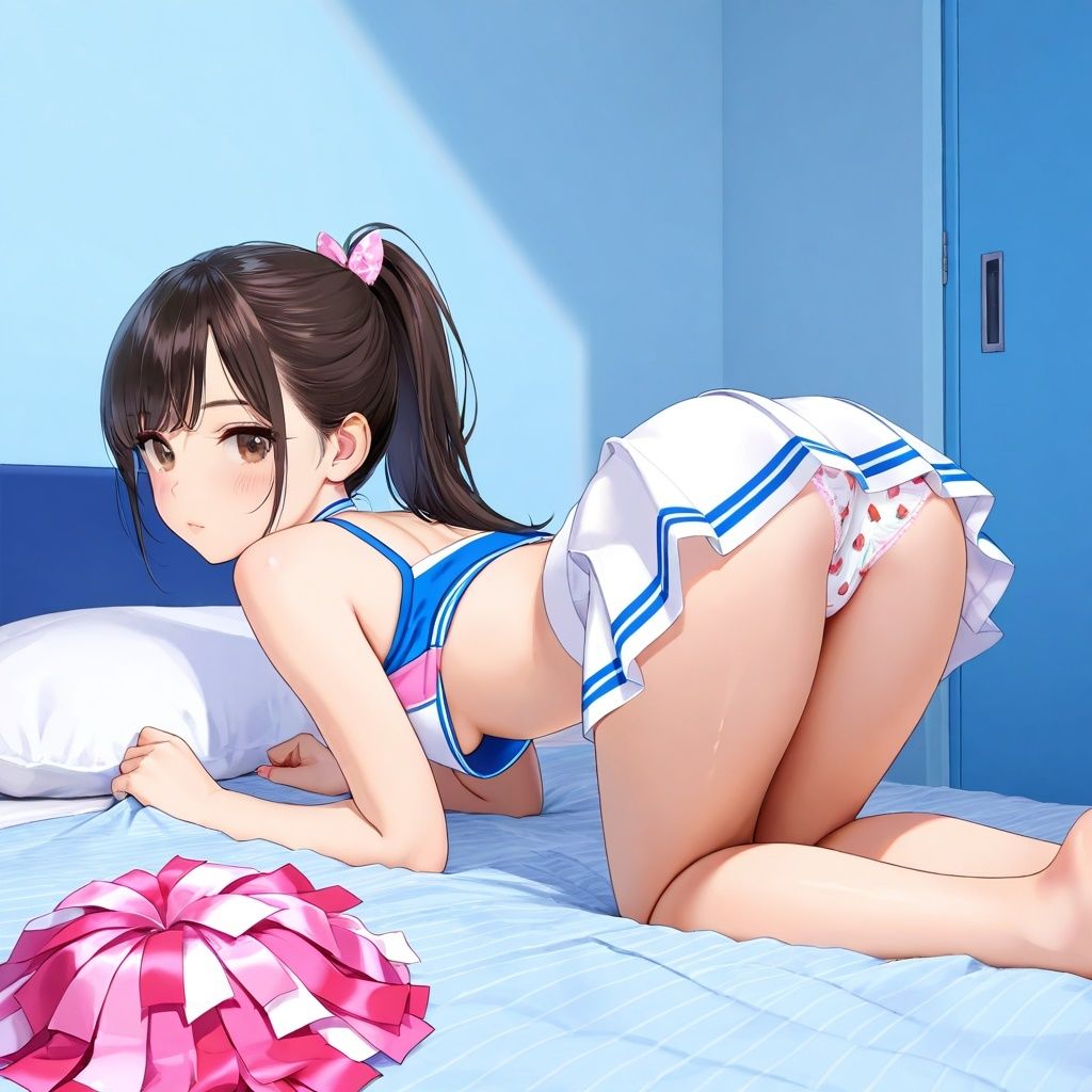 サンプル画像2:生パンチアガールの四つん這いパンチラ(あみゅみゅ) [d_640942]