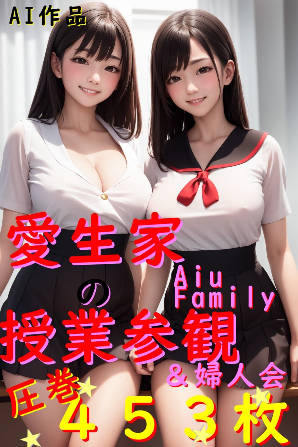 【500枚】愛生家の授業参観 画像1