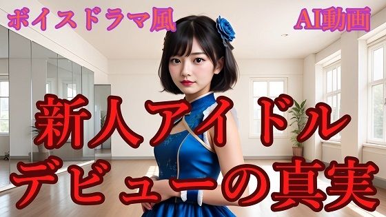 【ボイスドラマ風動画】 新人アイドル デビューの真実「秘密のブルー・ストーリー♪」【AI動画研究所(S)】