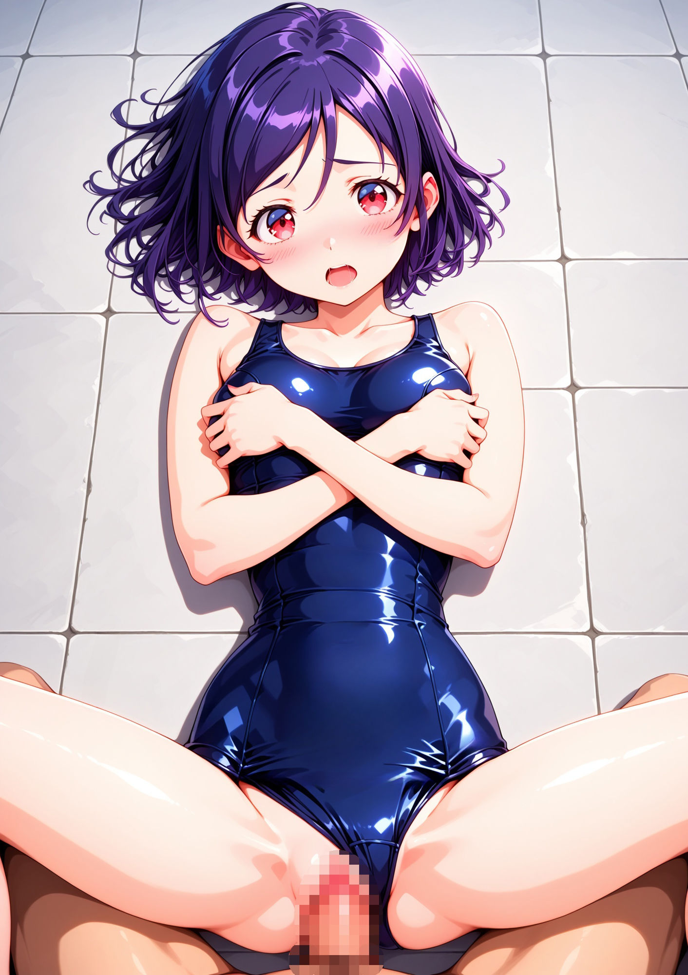 鬼畜風紀委員 わからせるまで’スク水’生指導 画像7
