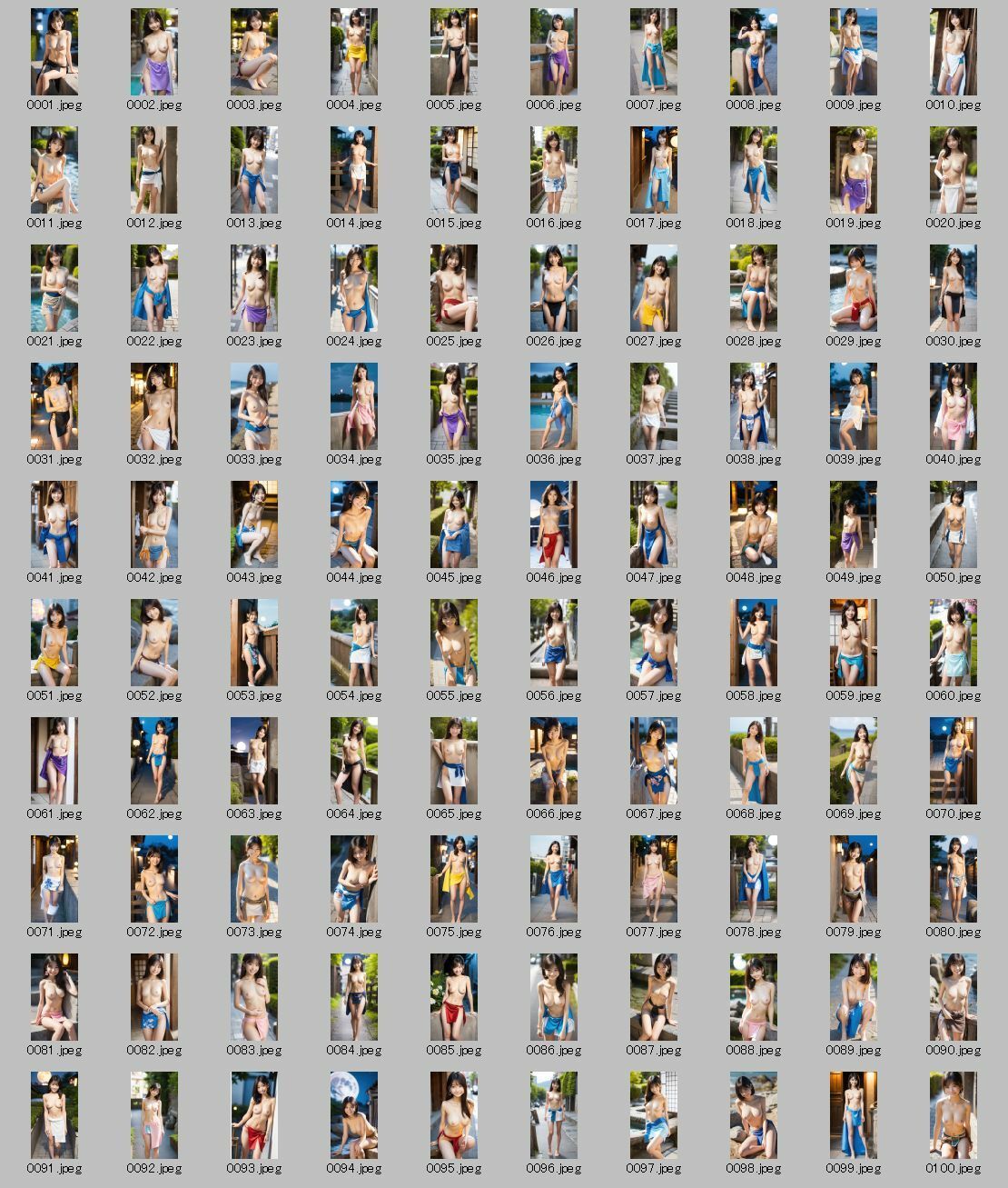 ふんどし美女のトップレスグラビア写真集 画像6