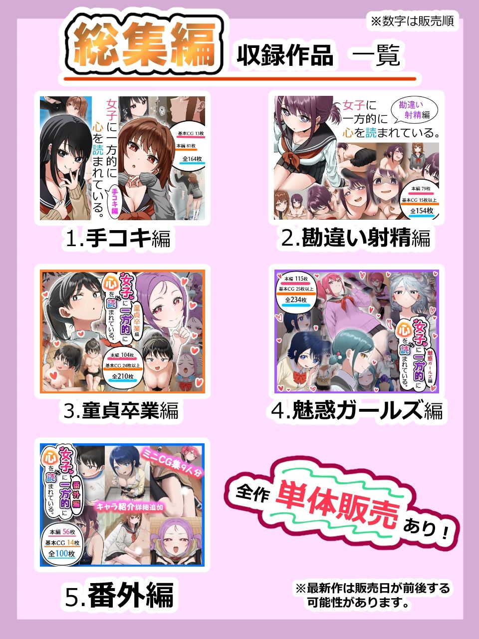 サンプル画像1:女子に一方的に心を読まれている。総集編(アリバイランド) [d_641270]