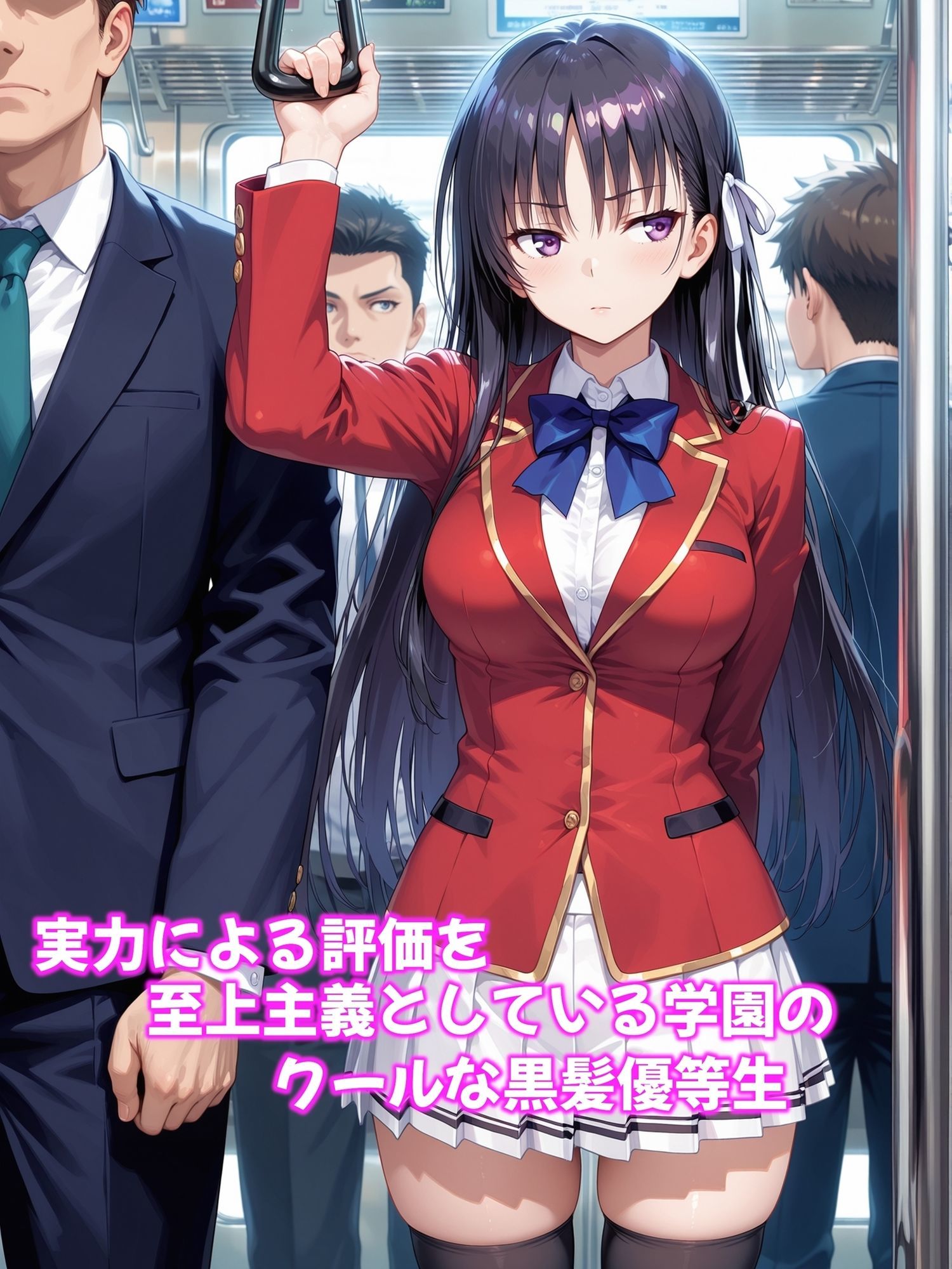 サンプル画像1:狙われた黒髪優等生〜電車痴〇の餌食に〜(CreaTeSun) [d_641316]