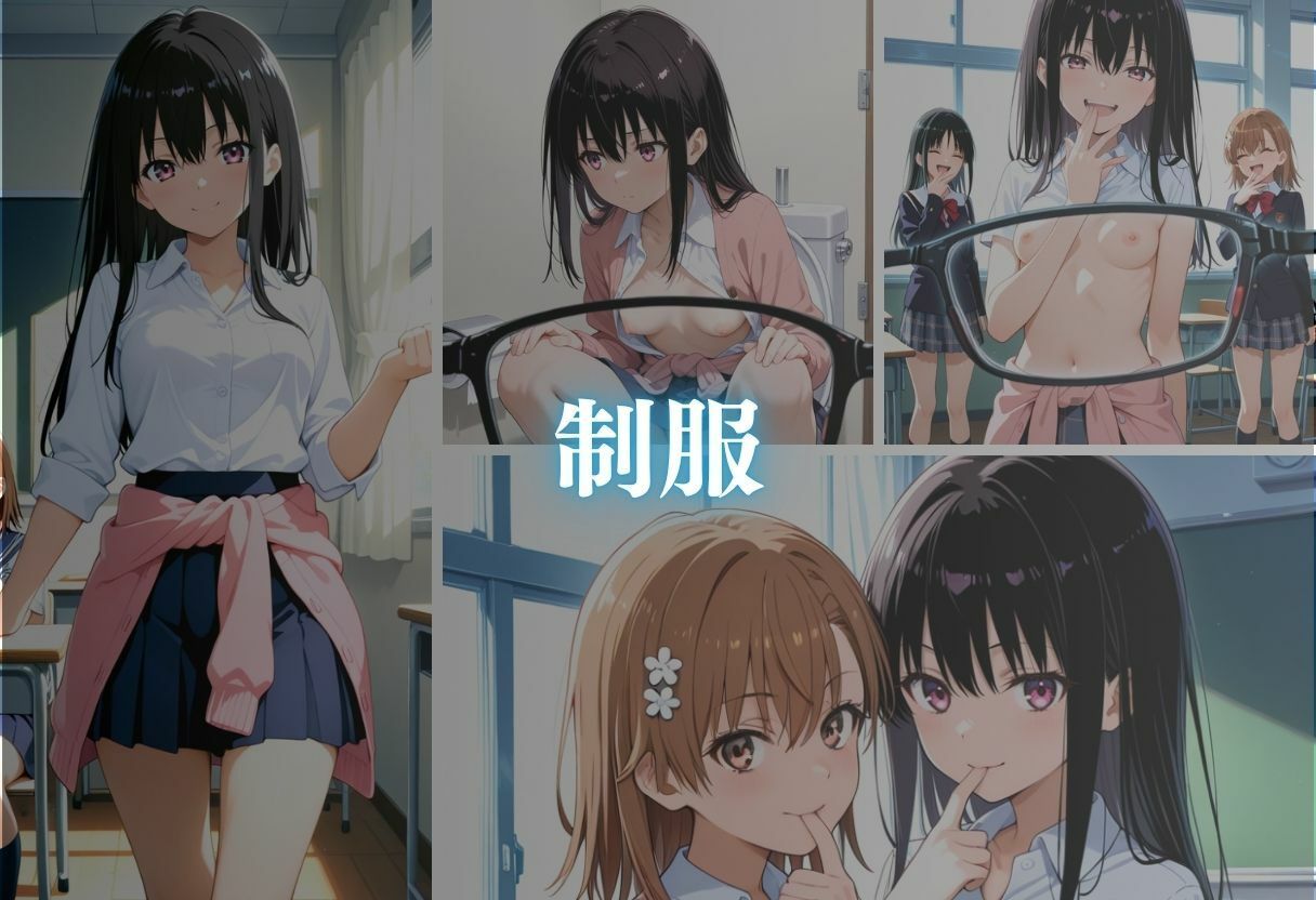 サンプル画像4:透視メガネ  学校編  〜七瀬なぎさ〜(かげつな) [d_641317]