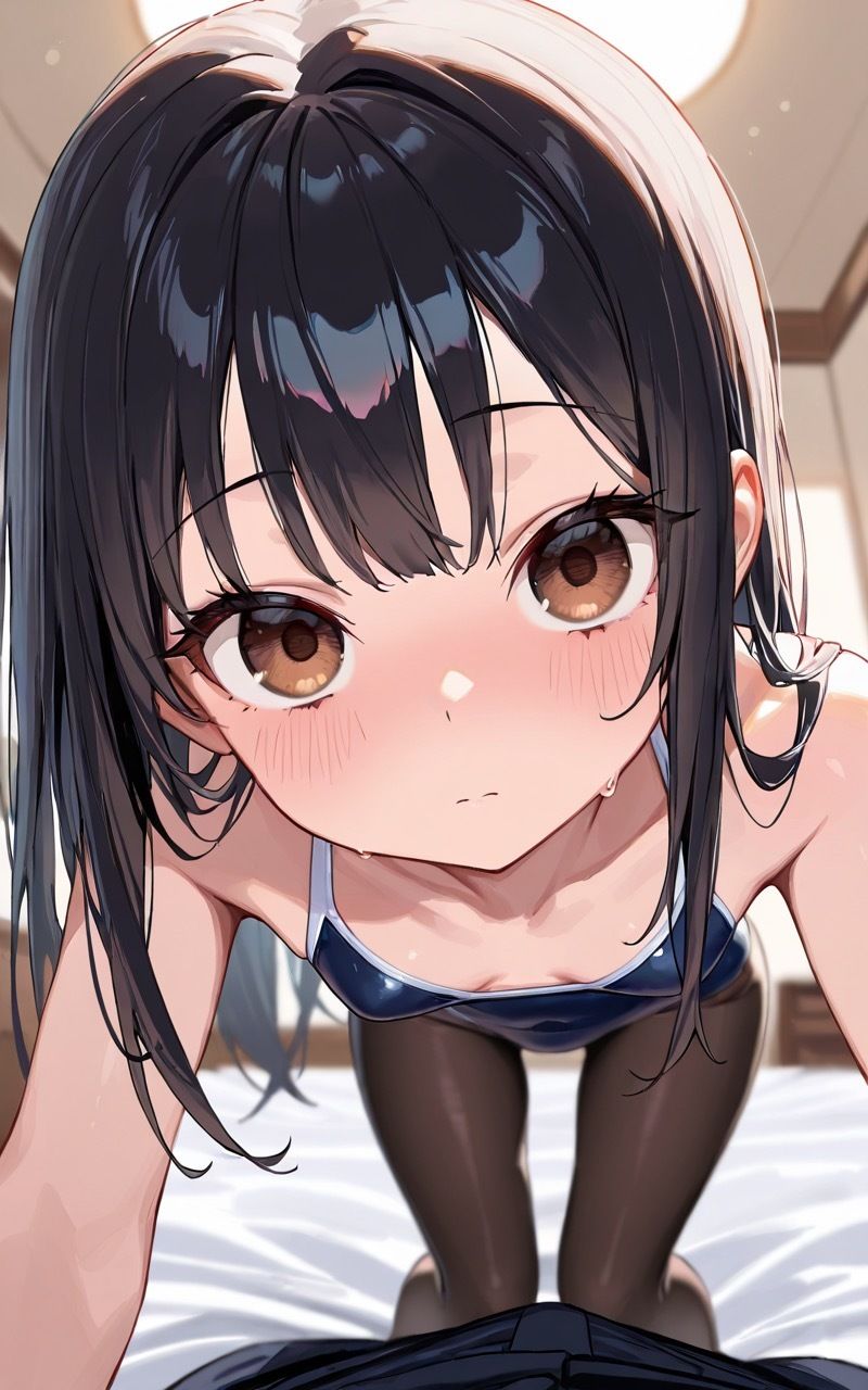 サンプル画像1:貧乳な妹に催●後にスクール水着を着させて〇〇なことをしちゃう(ピルンルクル) [d_641342]