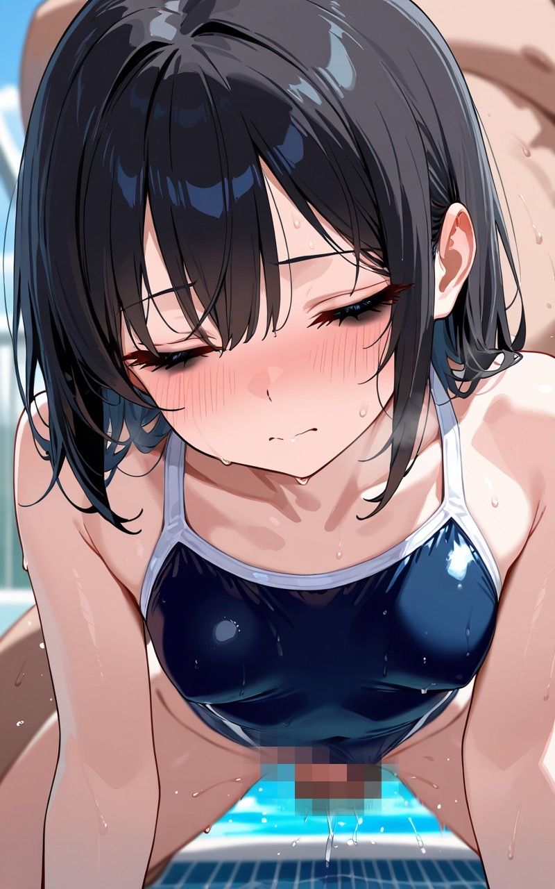 貧乳な妹に催●後にスクール水着を着させて〇〇なことをしちゃう 画像9