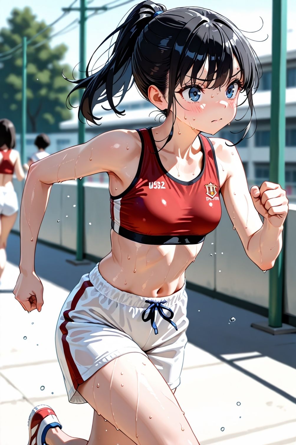 媚薬ドリンクで快楽堕ち汗まみれ発情_1