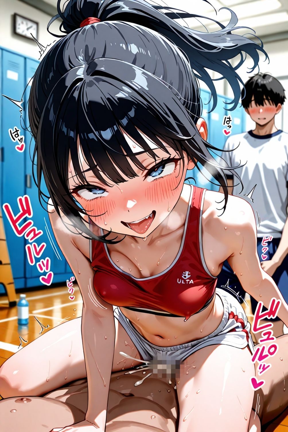 媚薬ドリンクで快楽堕ち汗まみれ発情_9