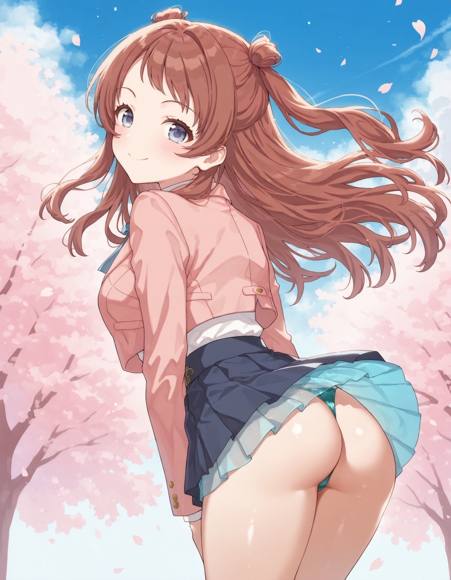 サンプル画像5:花〇咲季のパンチラ〜制服編〜(D.P.H.) [d_641461]