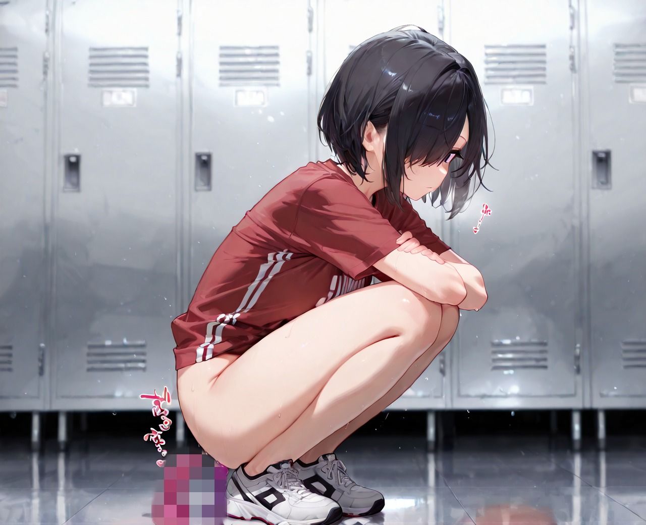 サンプル画像4:少しボーイッシュな運動部女子(じゃこんにゃく) [d_641520]