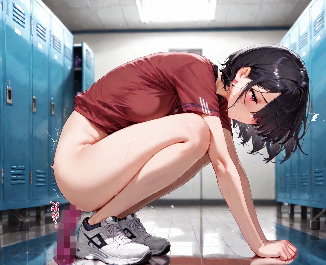 サンプル画像5:少しボーイッシュな運動部女子(じゃこんにゃく) [d_641520]