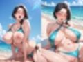 極小水着セレブ  汗だく熟女と情熱ビーチセックス