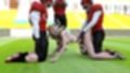 【△100】古舘友梨 陸上部の助っ人として大会に出たところ、同じスタジアムに来ていたアメフト部の男子に犯●れる Vol.007（おっぱい丸出し・3Pフェラ）