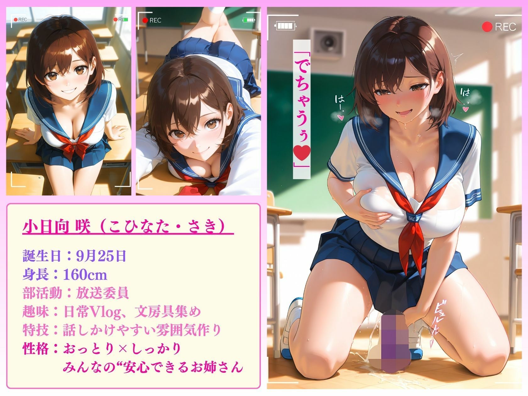 サンプル画像3:ハメ撮り淫楽処女喪失〜私のカメラで撮っちゃダメ〜こんな気もちぃなんて（はぁと）？(推し娘) [d_641805]