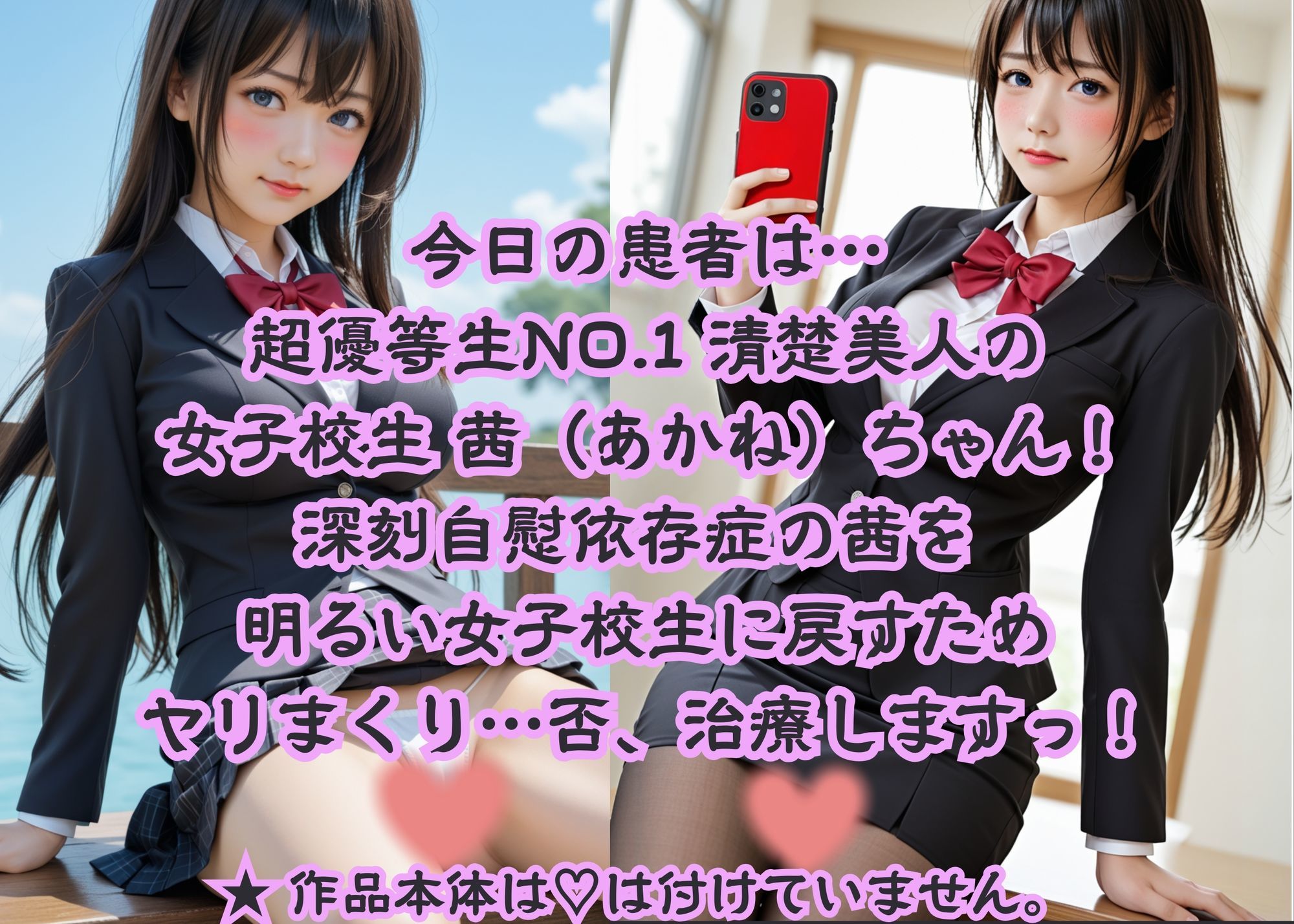 グラビア版 名門女子校の悩める女子校生マル秘治療 大作戦  茜（あかね）の場合 画像1