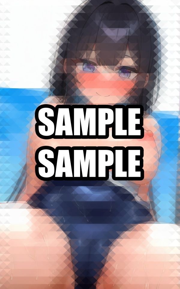 サンプル画像5:下からアングルのスク水美女(ラテ) [d_641845]