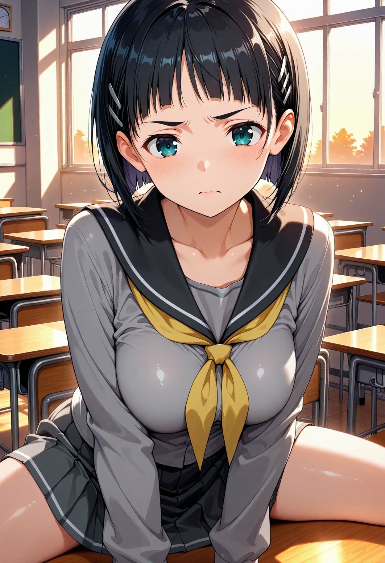 サンプル画像1:特別生徒指導〜桐ヶ谷直○〜(生徒指導員) [d_641856]