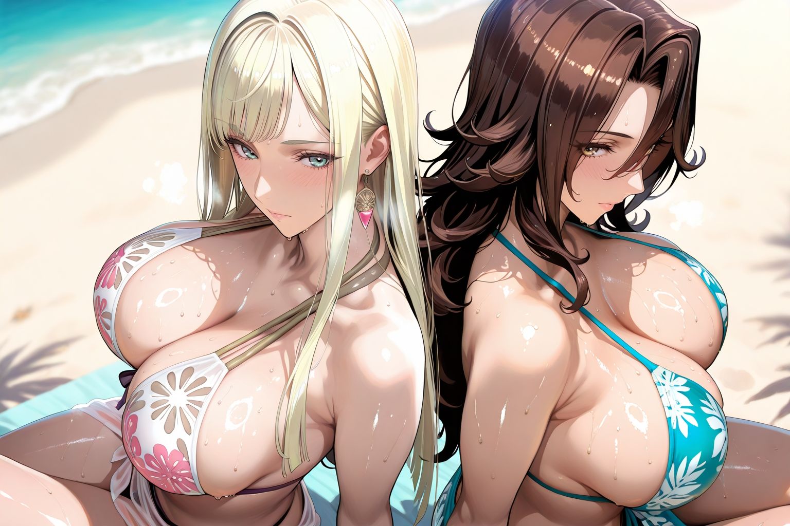 サンプル画像1:ギ○＆ス○ラギinビーチ(alchy’s house) [d_641888]