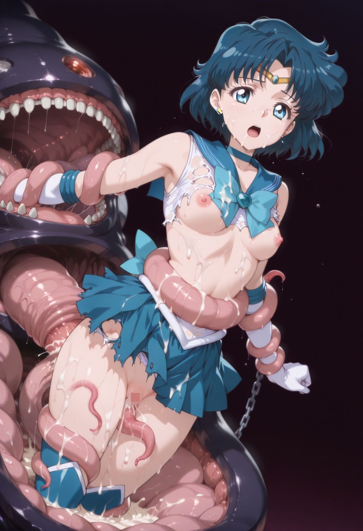 美少女月戦士触手陥落 画像5