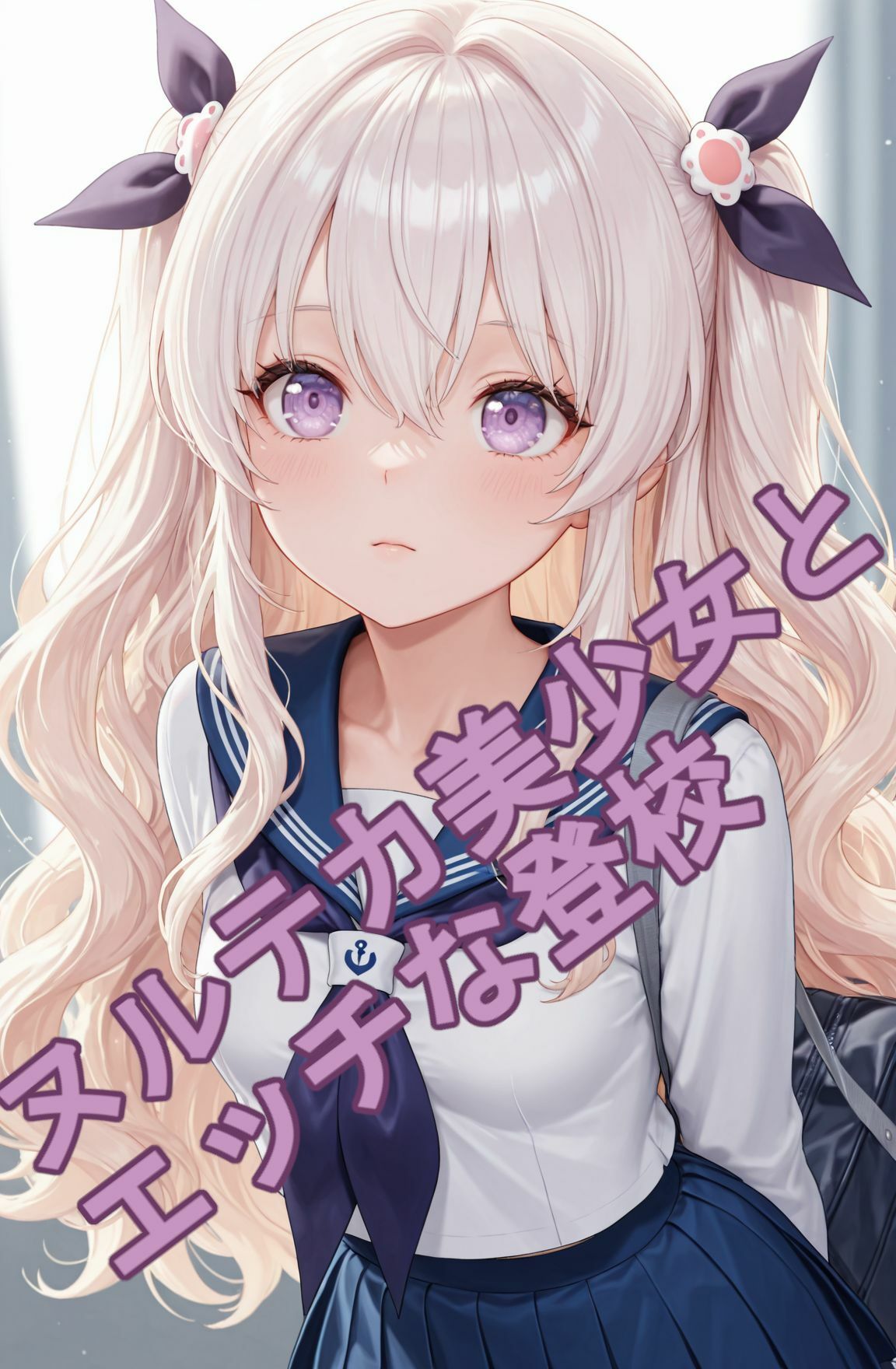 ヌルテカ美少女とエッチな登校 サンプル画像 3
