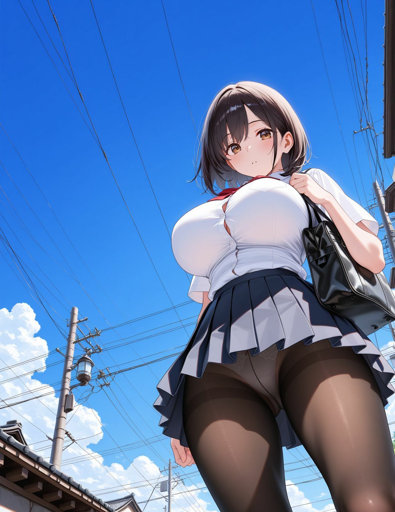 サンプル画像2:爆乳後輩を肉便器化  先輩特権で中出しセックスしまくり(しずく) [d_641964]