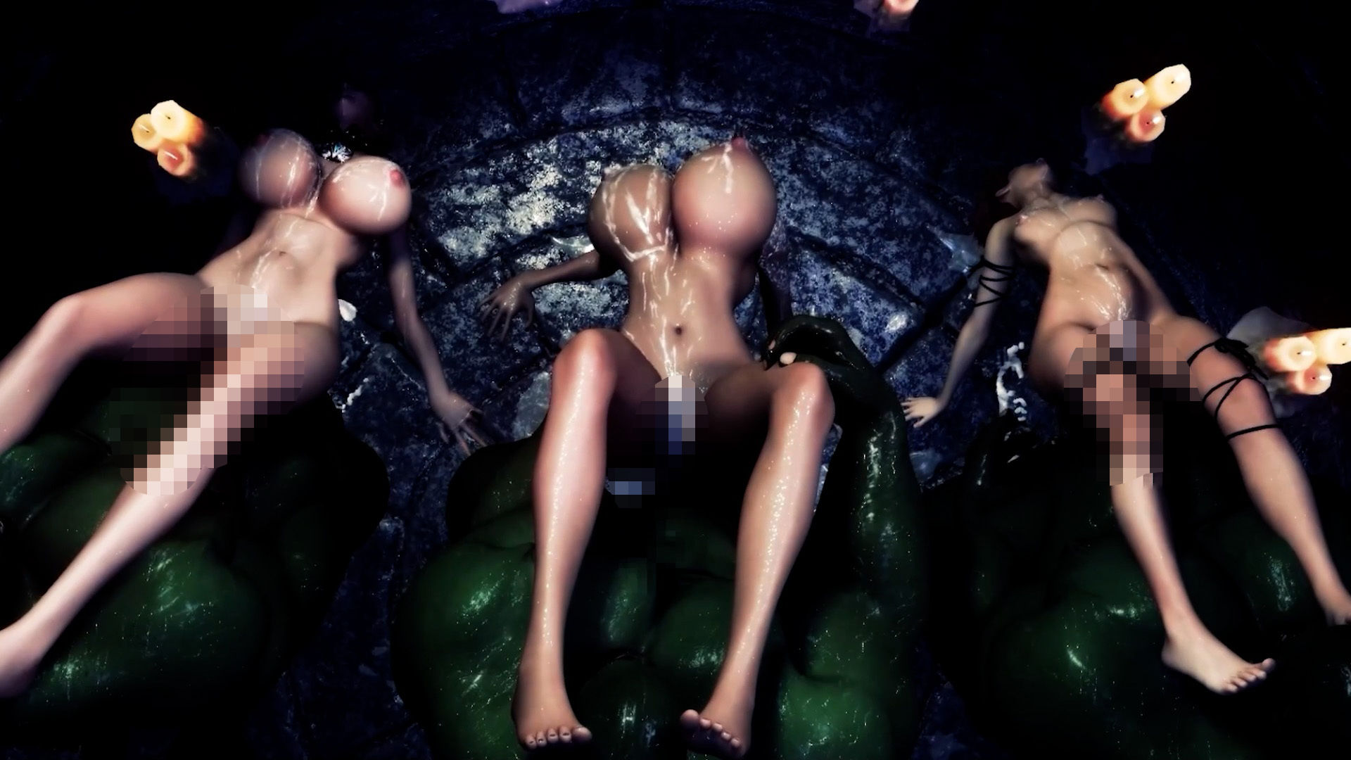 サンプル画像1:【オーク繁殖】女勇者と魔女。触手調教。ゾンビSEX。魔女ふたなりSEX。ゴブリン襲撃SEX。オーク種付けSEX。繁殖触手牢END。(レッドカラー) [d_641991]