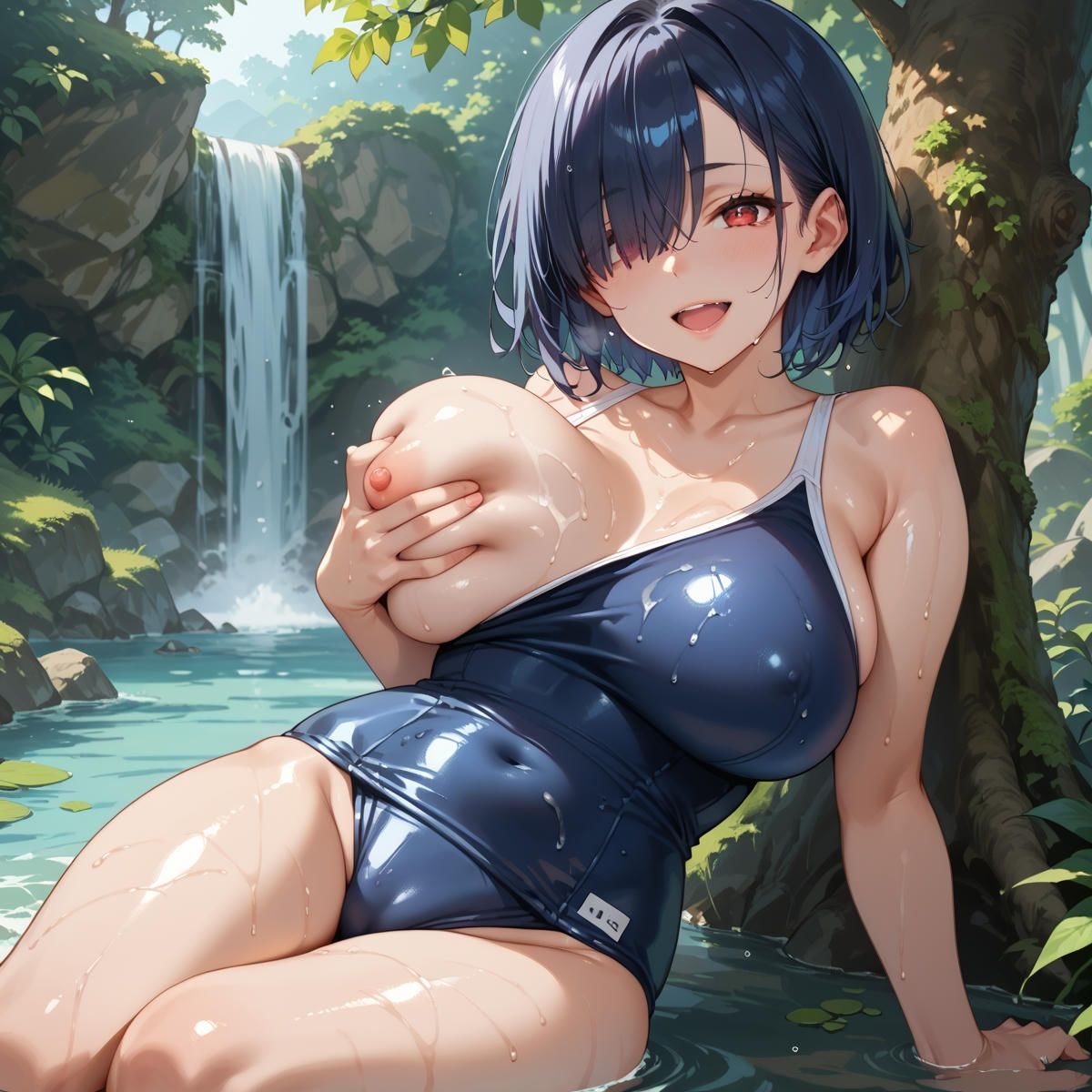 サンプル画像1:ぴたっとスク水〜真夏の種づけ大作戦〜 ぱーと5(おなおりん) [d_642069]