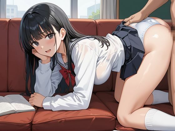 サンプル画像1:親と喧嘩し家出した女子校生を寝取り、孕ませてしまう話(しろいか) [d_642097]