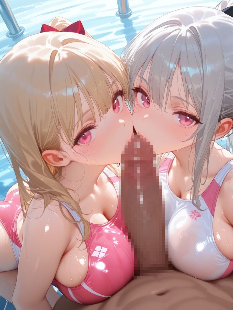 巨乳水泳部とハーレムエッチ2 画像4