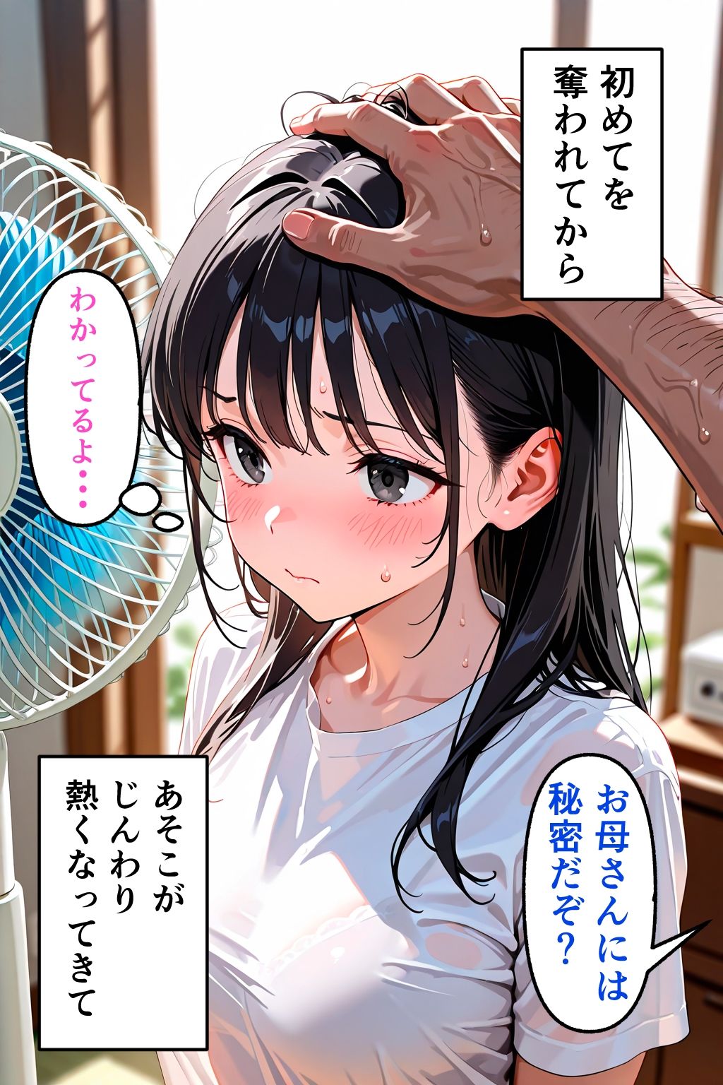 サンプル画像5:母が再婚した義父の絶倫デカチ〇ポがドストライクすぎて、何度も何度も中出しされた青春時代(タオぱいぱい) [d_642186]