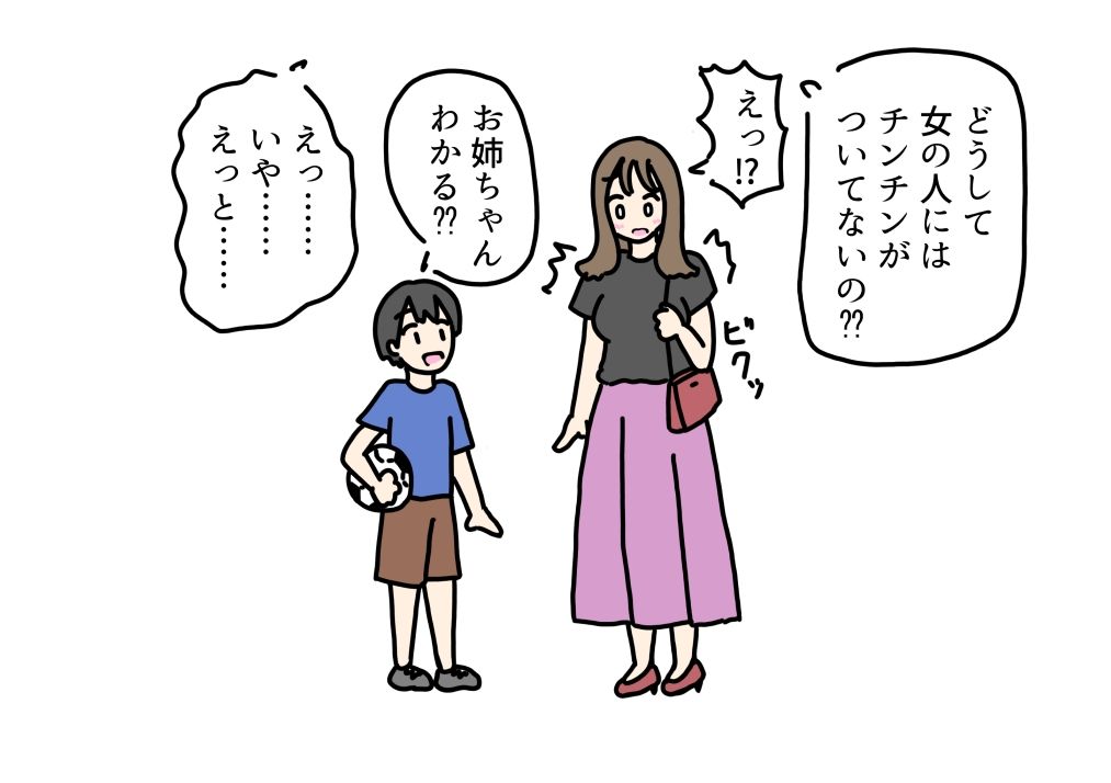 大学生のお姉ちゃんにどうして女の子はチンチンついてないのか聞いてみた話_1