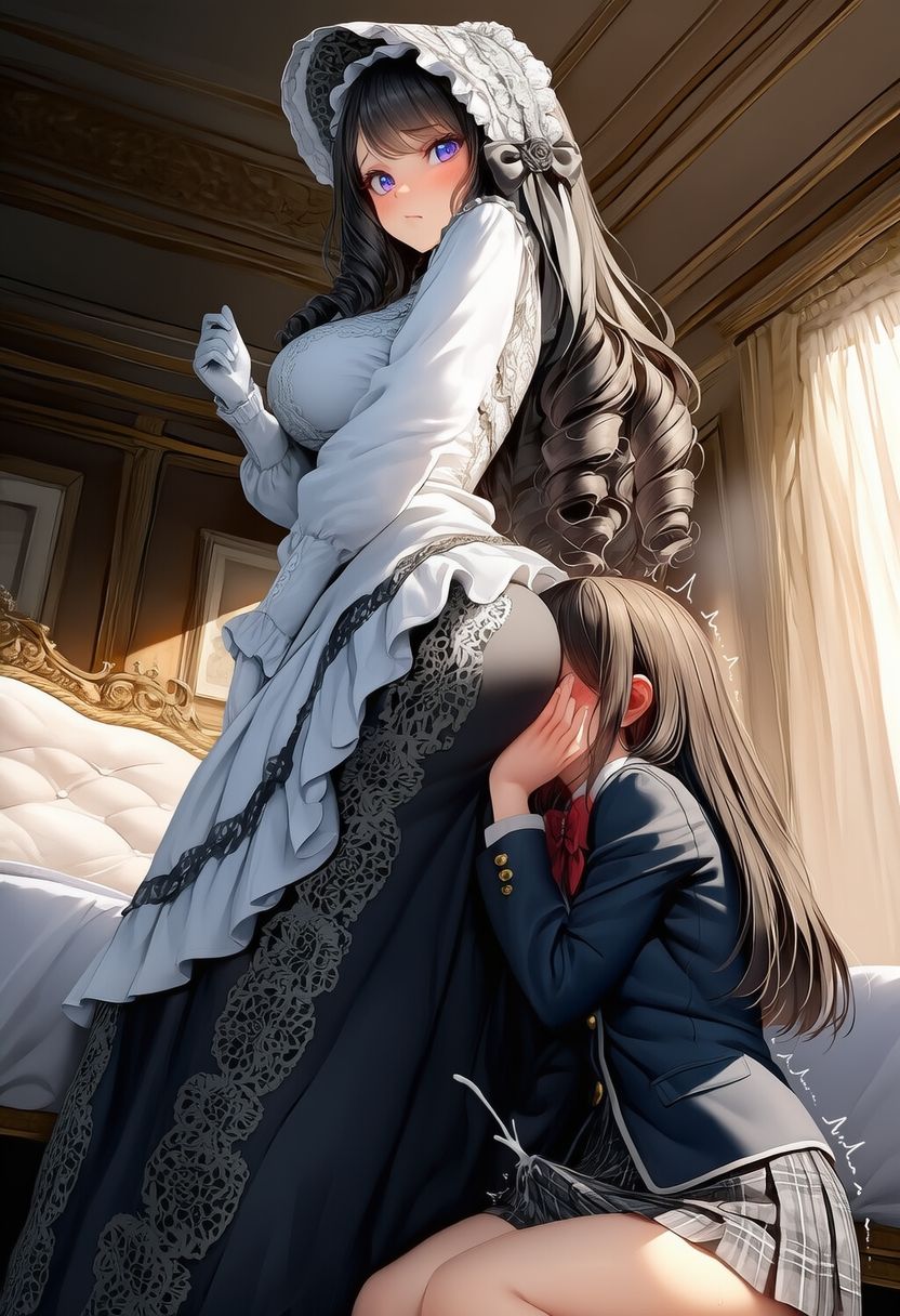 サンプル画像2:【完全着衣】射精サポートメイド〜尻埋まり〜(Rio’sラボ) [d_642362]