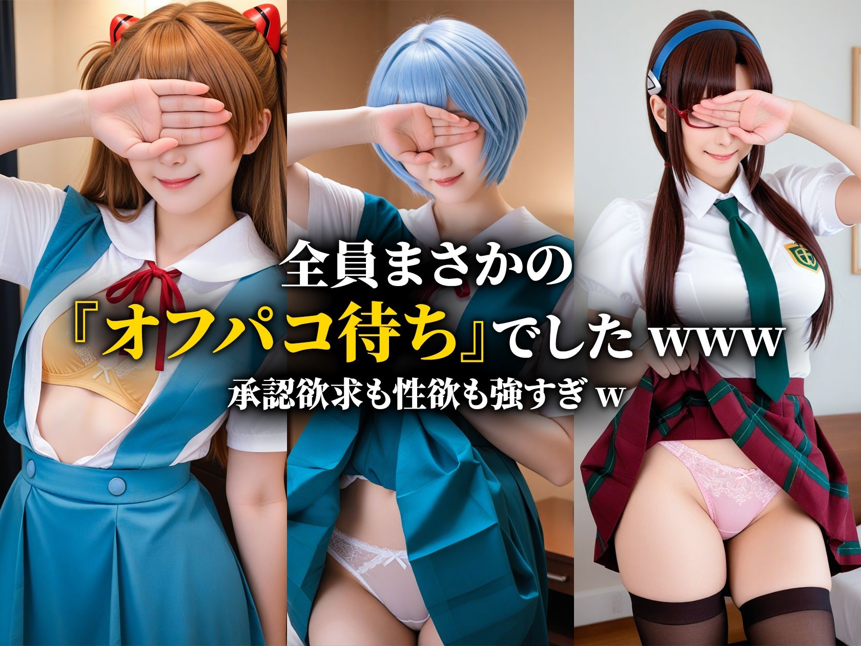 サンプル画像2:【動画】新性紀コスプレゲリオン -オフパコハメ撮り-(三寒シオン) [d_642371]