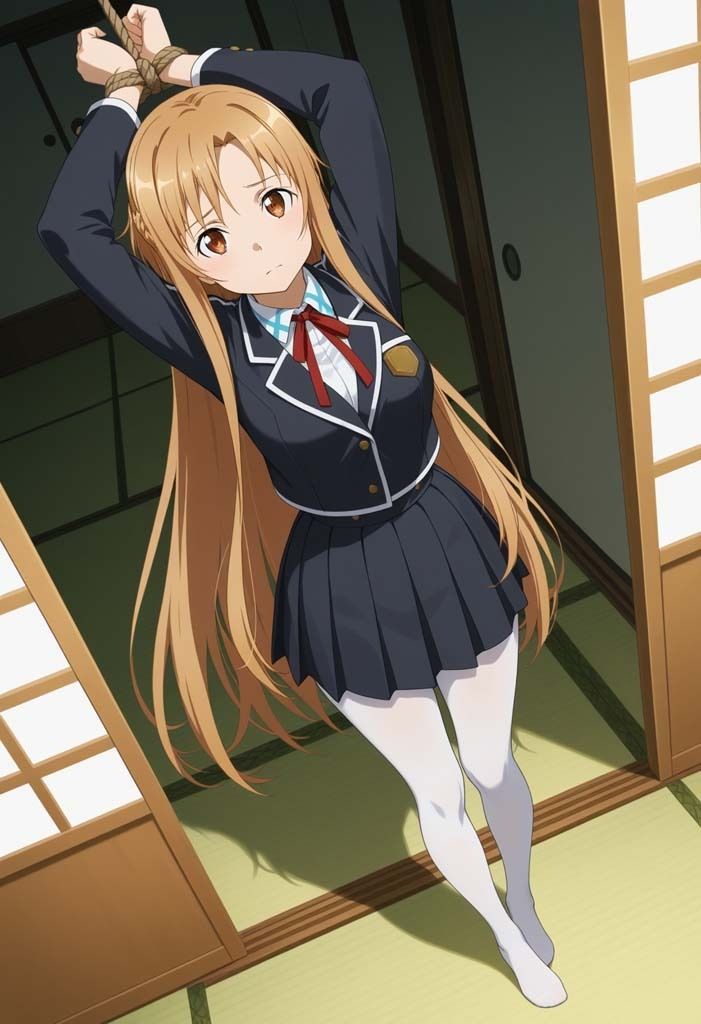 サンプル画像3:制服緊縛（ア○ナ）(妖怪護) [d_642375]