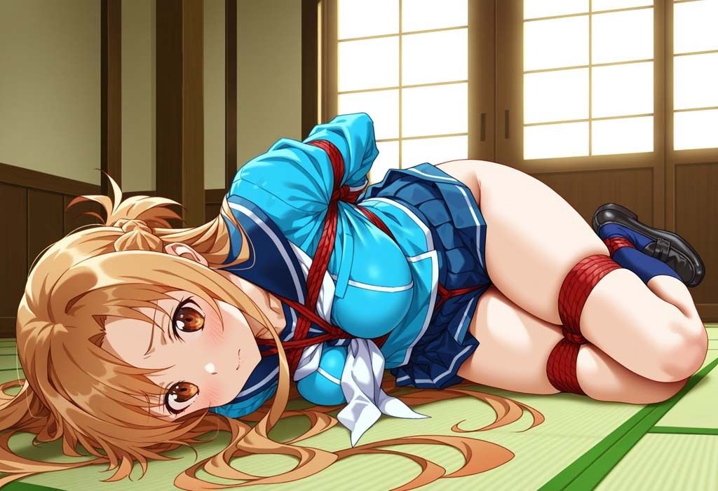 サンプル画像6:制服緊縛（ア○ナ）(妖怪護) [d_642375]