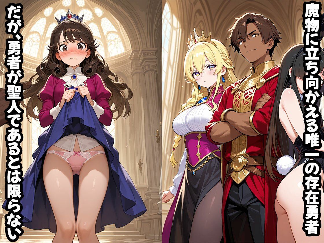 サンプル画像1:ゲス勇者のパーティー（CG500枚）(ふぇっちずむ) [d_642390]