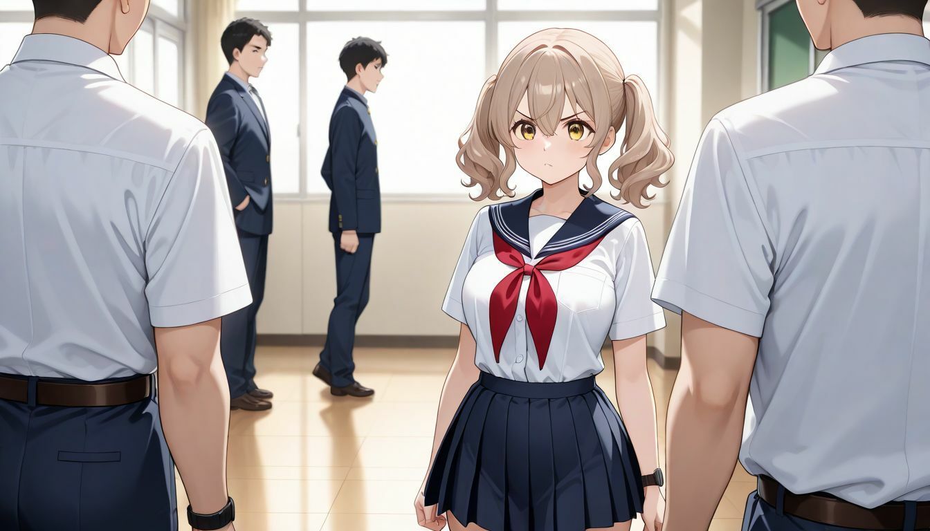 サンプル画像2:強気な金髪ギャルを屈服させて性処理奴●に堕とした話(ぱっこんクラブ) [d_642529]