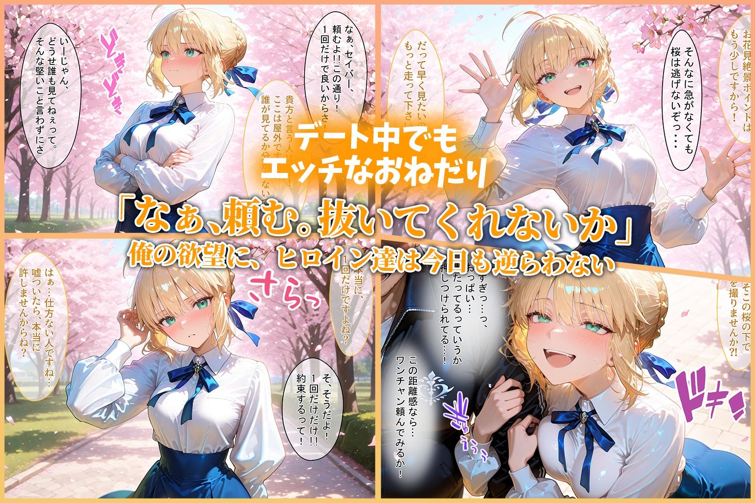 サンプル画像4:ハーレム転生 俺だけの従順ヒロイン 孕ませデートプラン（Fate編）(蜜月書房) [d_642536]