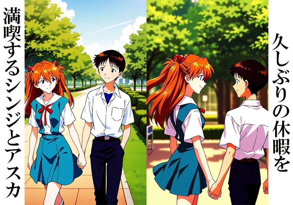 サンプル画像2:アスカとシンジがあまあまセックスをしてた話(とろりずむ) [d_642563]