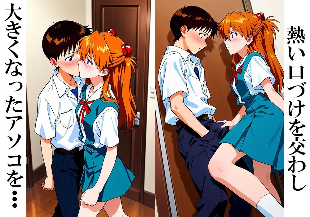 サンプル画像4:アスカとシンジがあまあまセックスをしてた話(とろりずむ) [d_642563]