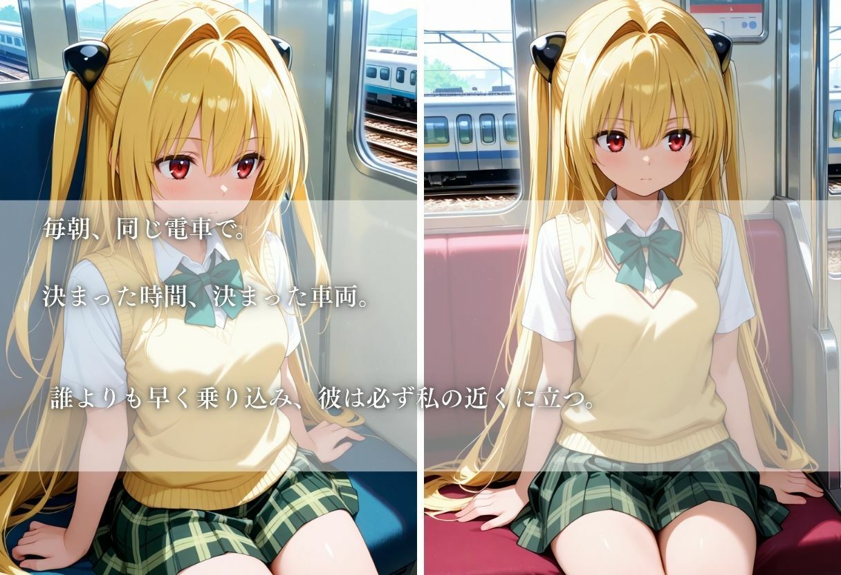 サンプル画像1:電車痴●され、妊娠した件〜金色の闇編〜(REBASE26) [d_642658]