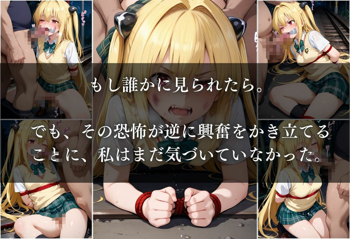 サンプル画像5:電車痴●され、妊娠した件〜金色の闇編〜(REBASE26) [d_642658]