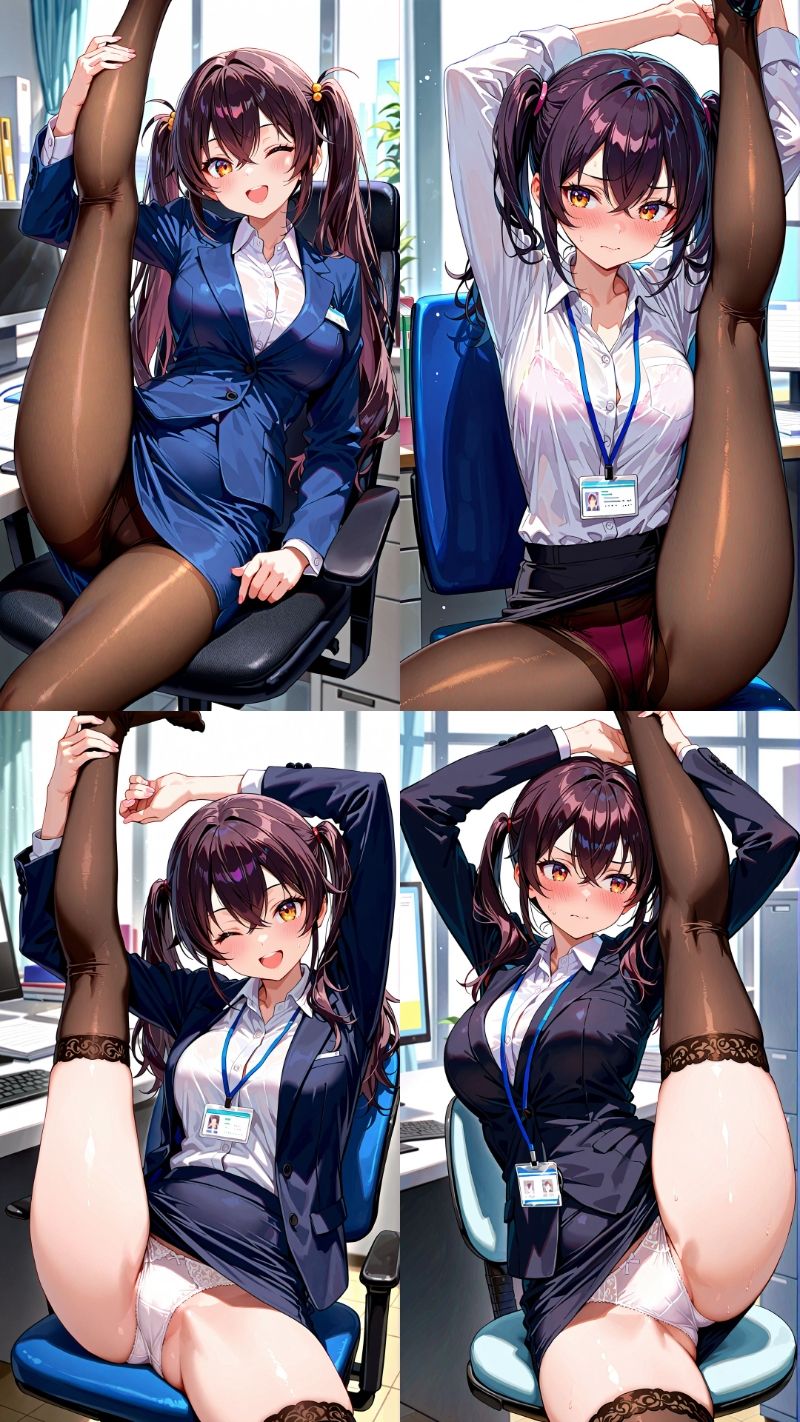 【FHD画質】あやかちゃんのOLコスプレ日記 画像1